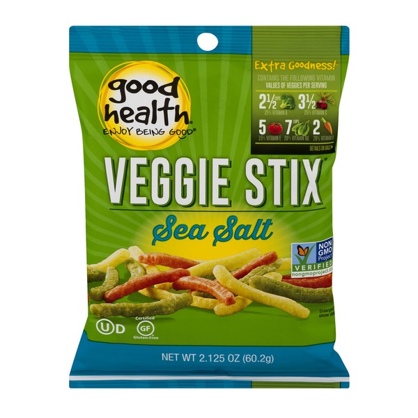 good health veggie stix sea salt 2 125 oz from big y world class big y world class market good health veggie stix sea salt