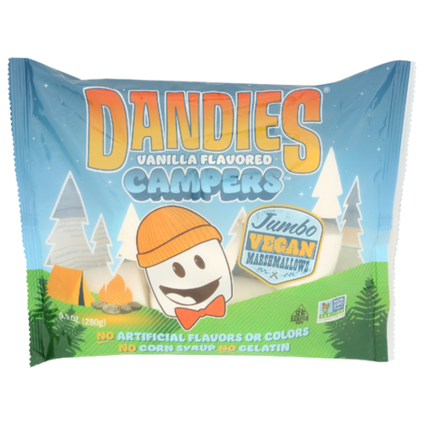 Dandies Vanilla Flavored Campers Jumbo Marshmallows