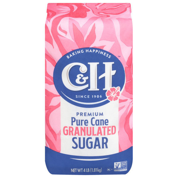 C&h Sugar Pure Cane Premium Granulated
