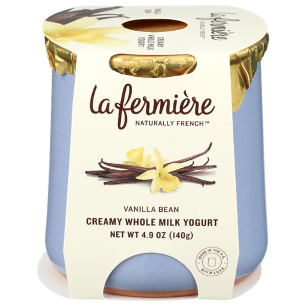 La Fermiere Naturally French Vanilla Bean Creamy Whole Milk Yogurt