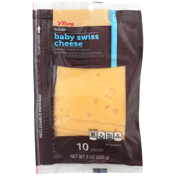 Tops Swiss Sliced Baby Cheese (8 oz) Instacart