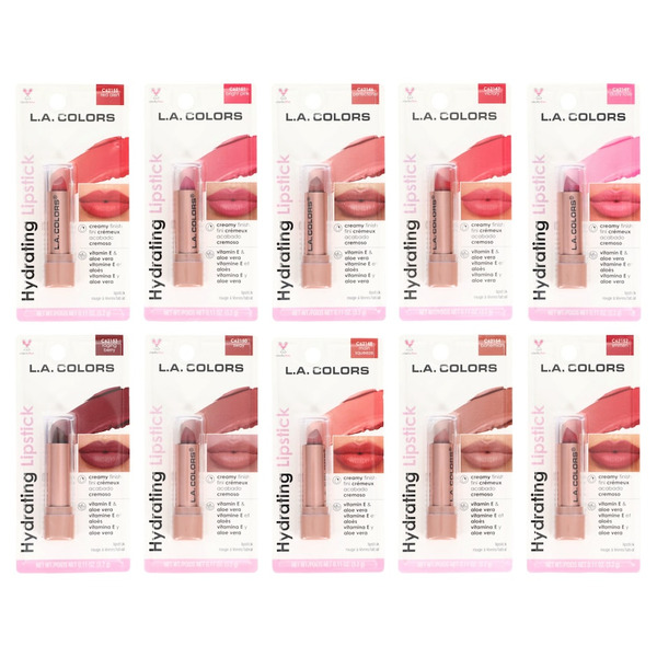 L.A. Colors Hydrating Lipstick Perfectionist C62146 Same-Day