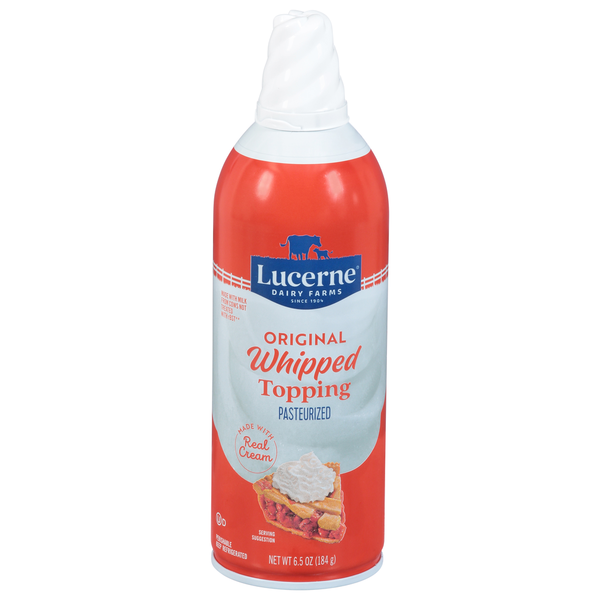 Lucerne Whipped Topping, Original, Pasteurized