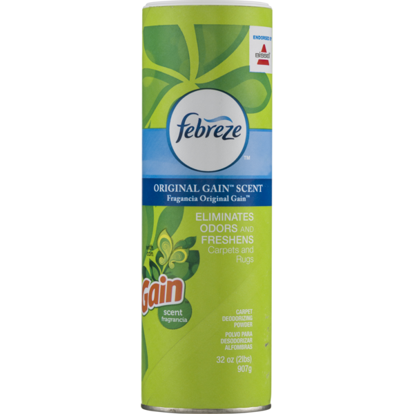 Febreze Carpet Deodorizer Powder Original Gain Scent (32 oz) Instacart