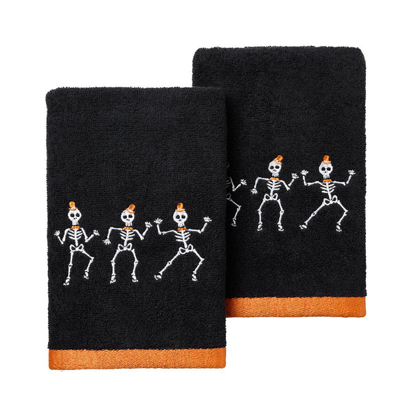 Avanti Skeletons Hand Towel, 8 x 6 x 3 in - Multi