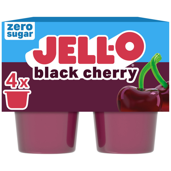 jelly pro ブラック Jell-O Black Cherry Sugar Free Refrigerated Gelatin Same-Day