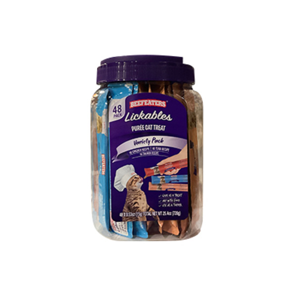 Beefeaters Lickables Puree Variety Pack for Cats