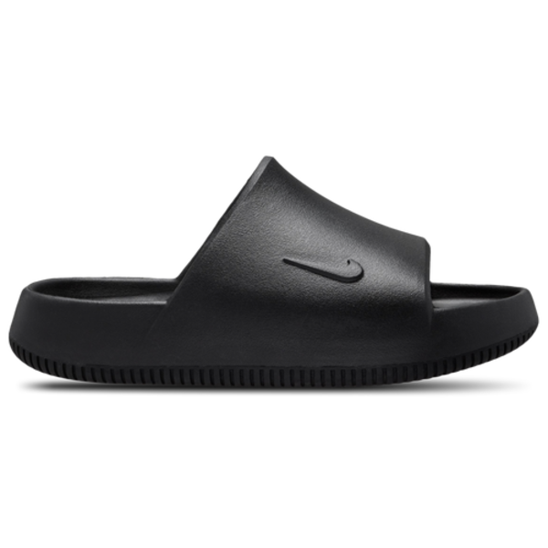 Nike Kids' Calm 2.0 Slides, Size 4, Medium/D Width - Black