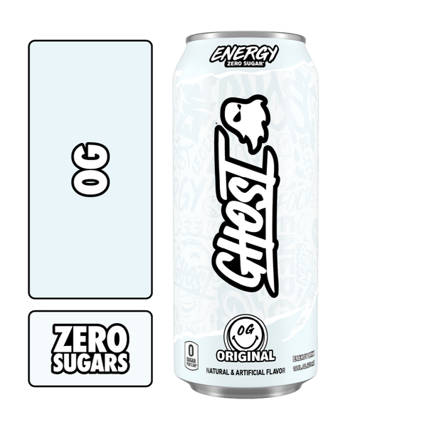 GHOST Zero Sugar Energy Drink, Original Same-Day Delivery or