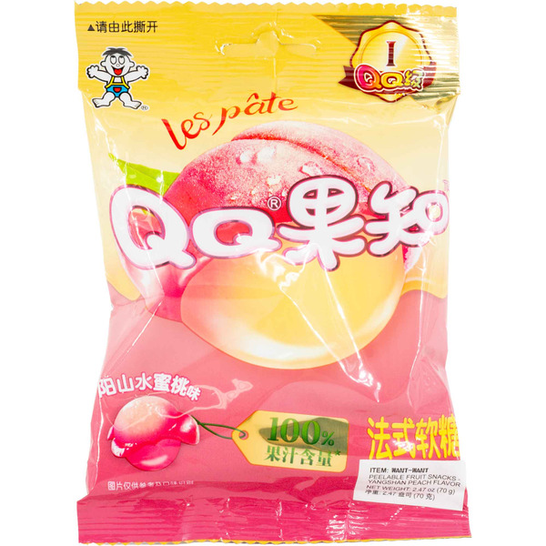 Want-Want Peach Peelable Fruit Snacks