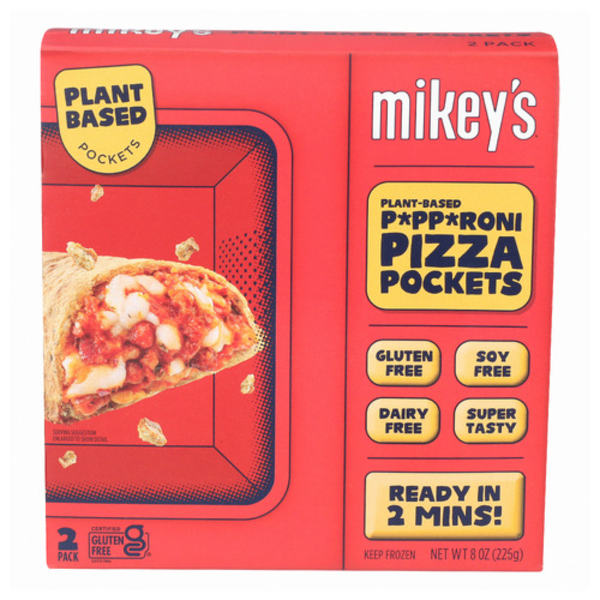 Mikey's Plant-Based Pepperoni Pizza Pockets Same-Day Delivery or