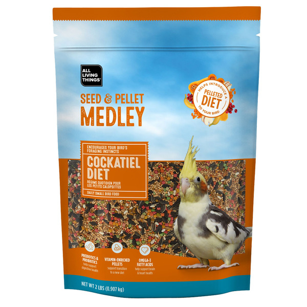 All Living Things Seed & Pellet Medley Cockatiel Diet