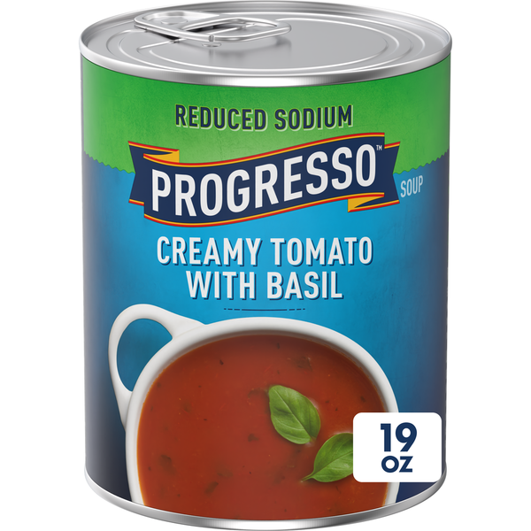Progresso Reduced Sodium Creamy Tomato with Basil Soup