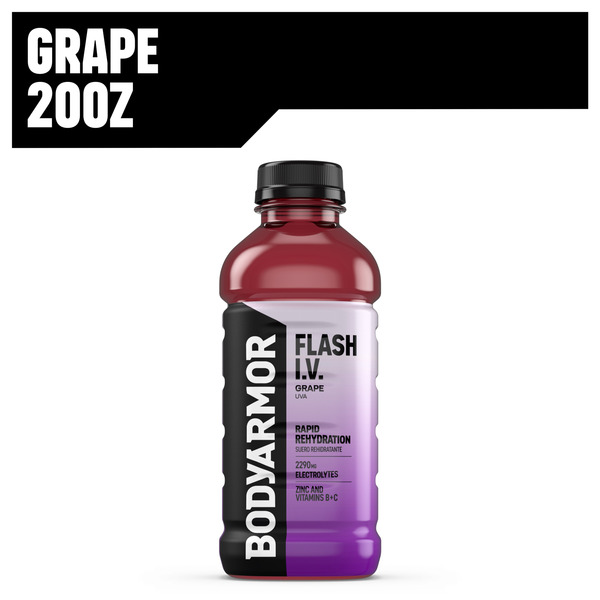 BODYARMOR Flash I.V. Grape Sports Drink Bottle