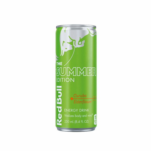 Red Bull Green Edition Curuba Elderflower Energy Drink Can Same