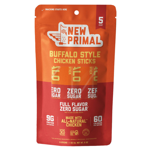 The New Primal Buffalo Style Chicken Meat Sticks