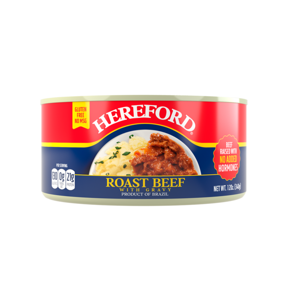Hereford Roast Beef with Gravy, Fully cooked, Feady to serve