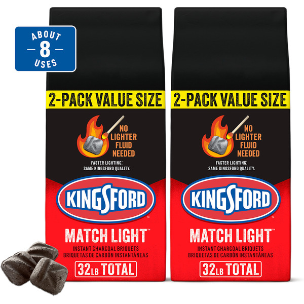 Kingsford Instant Charcoal Briquettes, BBQ Charcoal for Grilling