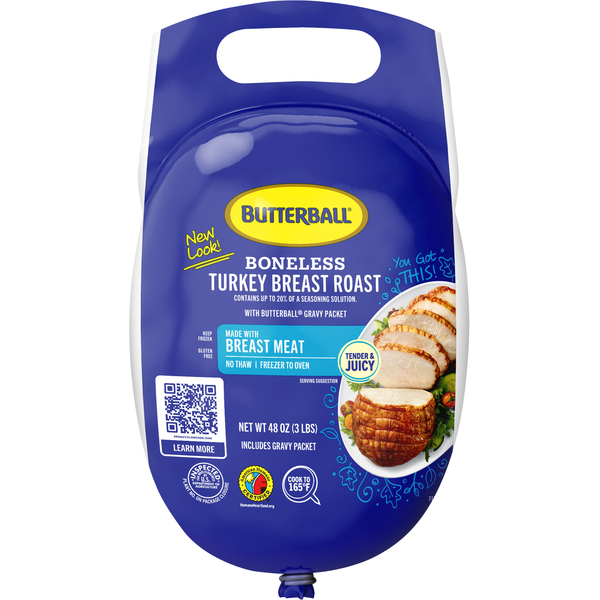 Butterball Frozen Boneless Turkey Breast Roast with Gravy Packet