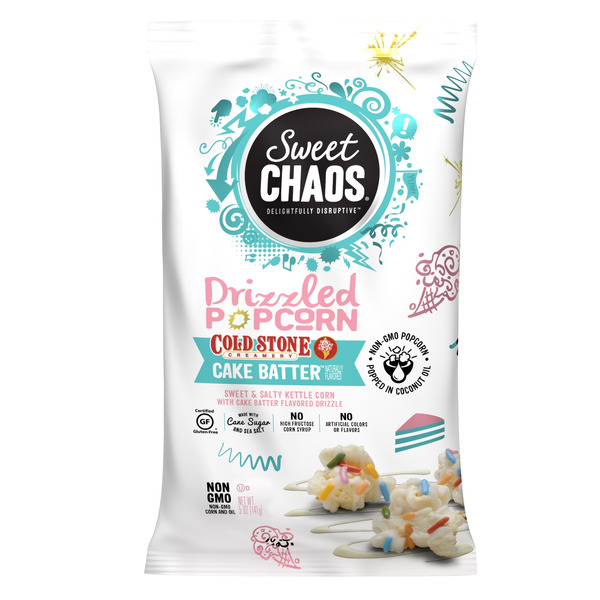 Sweet Chaos Cake Batter Drizzled Popcorn Same-Day Delivery or