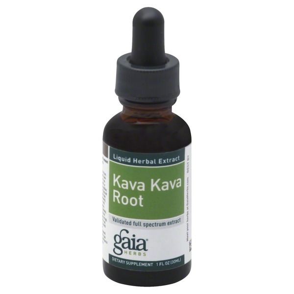 Gaia Herbs Kava Kava Root, Liquid Herbal Extract (1 oz) Instacart