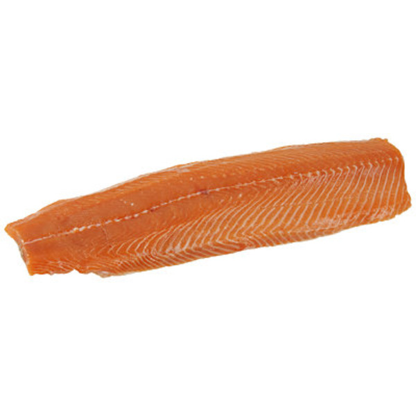 Seafood Counter Fish Salmon Atlantic Norwegian Fillet Color Added Fresh