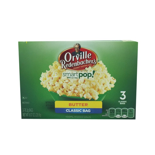 Orville Redenbacher's Smart Pop! Butter Microwave Popcorn from Cub