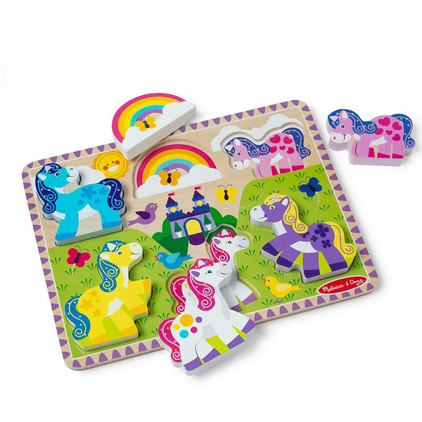 Melissa & Doug FSC Certified Fairytale Wooden Chunky Puzzle