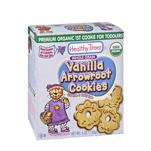 Healthy Times Organic Vanilla Arrowroot Cookies for Toddlers (5 oz