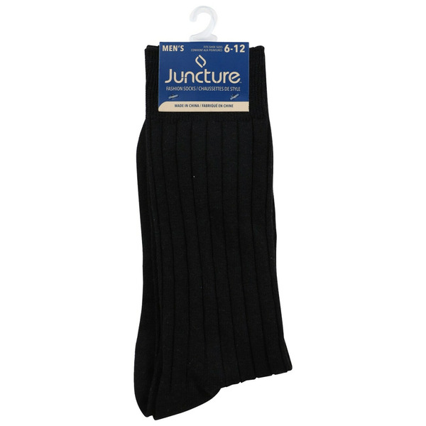 Dollar Tree Stores Men's Premium Ribbed Fashion Dress Socks