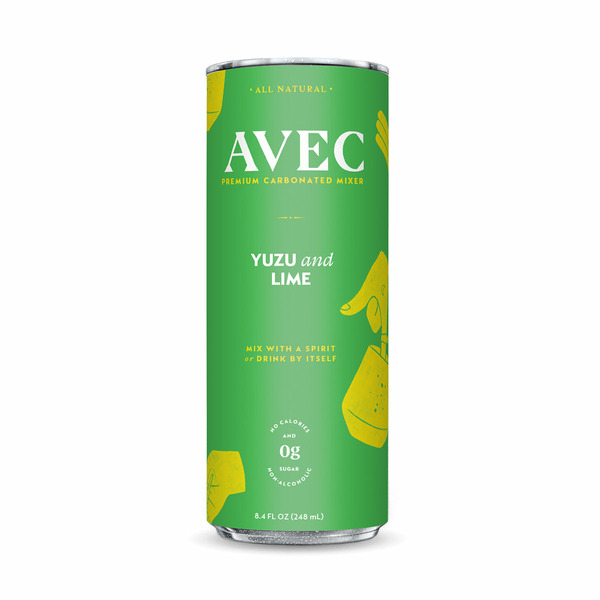 Avec Drinks Co Yuzu And Lime Non-Alcoholic Premium Carbonated