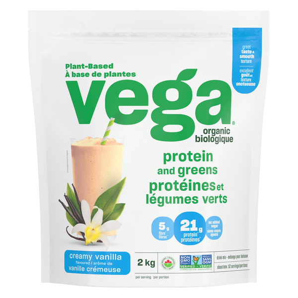 Vega Organic Vanilla Protein & Greens Powder 2 kg