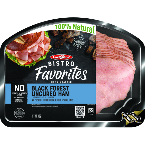Land O’Frost Bistro Favorites Uncured Ham, Black Forest