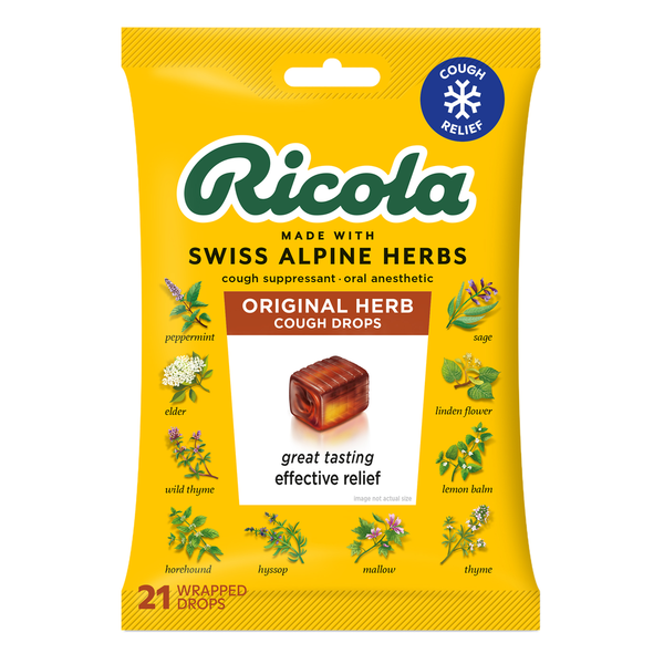 Ricola Original Herb, Cough Drops Same-Day Delivery or Pickup | Cub