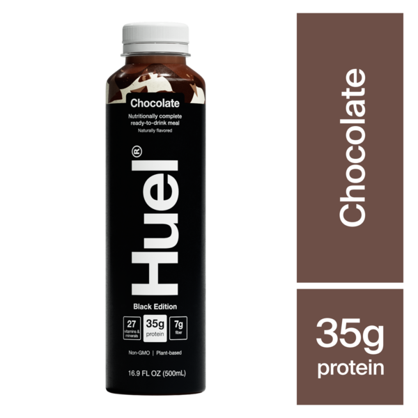 Huel Black Edition High Protein Chocolate Meal Replacement Drink