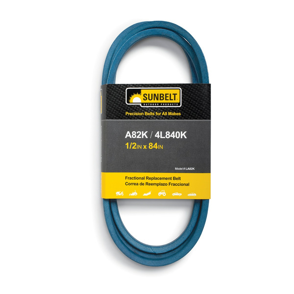 Sunbelt 1/2-in x 84-in Deck/Drive Belt, for Multiple Replaces OEM Part Number A82K, 4L840K