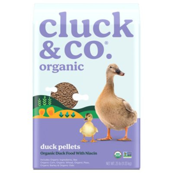 Cluck & Co. Organic Pelleted Duck Feed