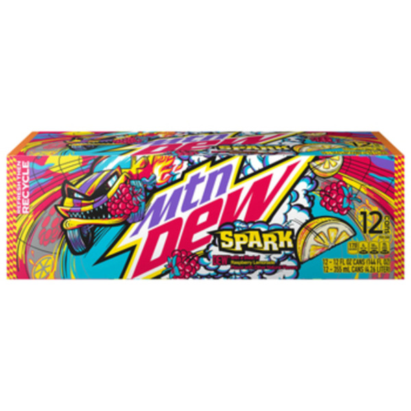 Mountain Dew Spark Raspberry Lemonade Soda Same-Day Delivery or