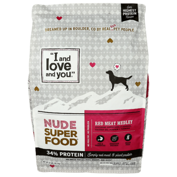I And Love And You Nude Super Food Red Meat Medley Dog Food
