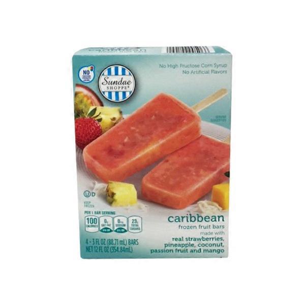 Sundae Shoppe Caribbean Frozen Fruit Bars (4 ct) Instacart