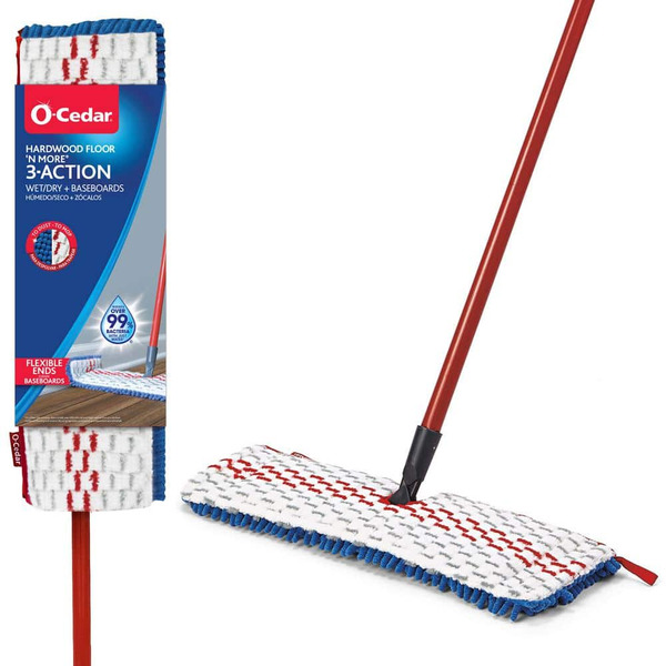 O-cedar Hardwood Floor 'n More 3-action Microfiber Mop