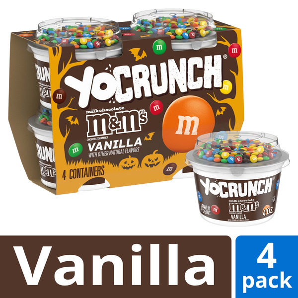 YoCrunch Vanilla Low Fat Yogurt with Mini M&Ms(R) Yogurt Cups