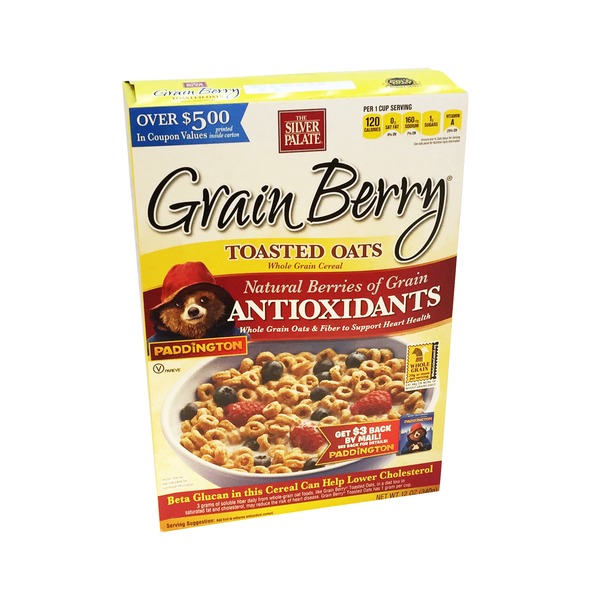 The Silver Palate Whole Grain Toasted Oats with Onyx Cereal