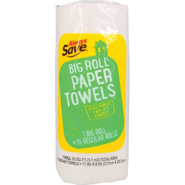 Always Save Big Roll Paper Towels