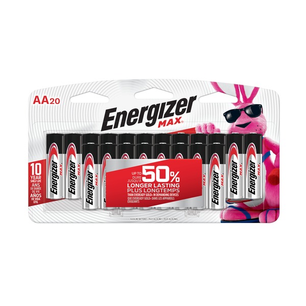 Energizer AA Batteries, Double A Alkaline Batteries Same-Day Delivery ...