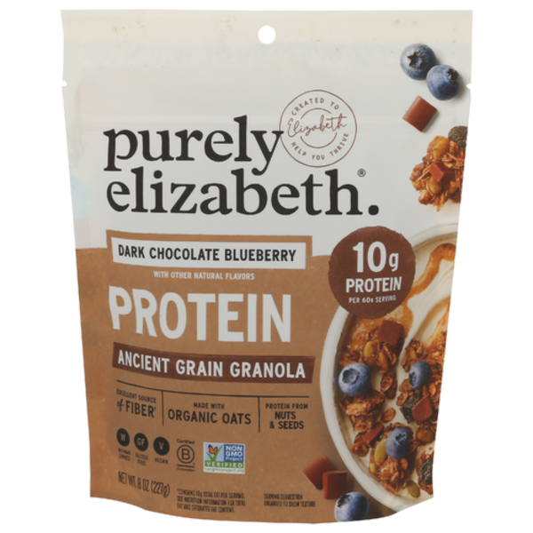 Purely Elizabeth Dark Chocolate Blueberry Protein Ancient Grain Granola