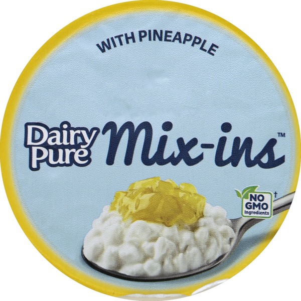 Dairypure Mix Ins Low Fat Cottage Cheese With Pineapple 5 3 Oz