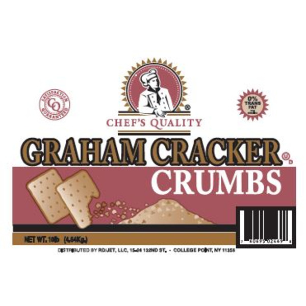Chef's Quality - Graham Cracker Crumbs - 10 lbs