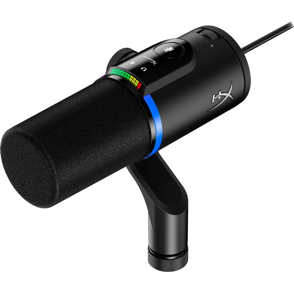 HyperX FlipCast Wired Cardioid USB Dynamic Microphone - Black