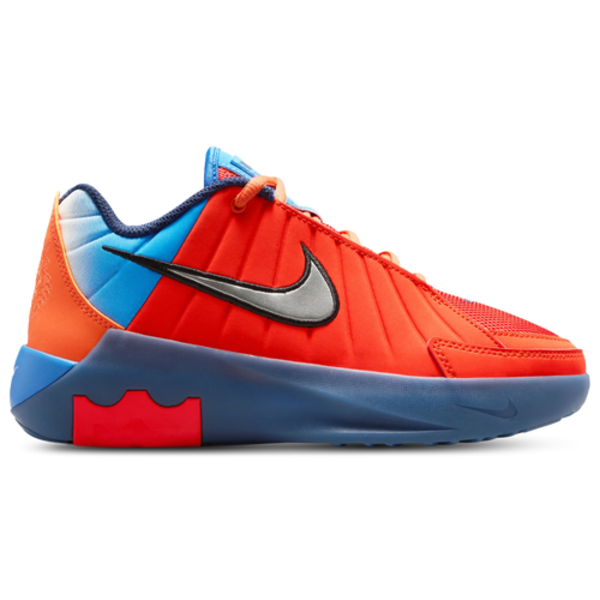 Nike Boys' LeBron Jade Grade School Shoes, Size 4 - Red/Red